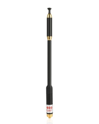 AL  800 144 430MHz SMA  F SMA BNC High Gain Telescopic Antenna for Kenwood HYT BAOFENG UV  5R